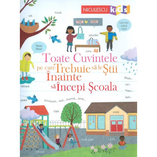 Toate cuvintele care trebuie sa le stii inainte sa incepi scoala