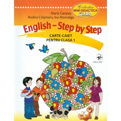 English - Step by Step: carte-caiet pentru clasa I