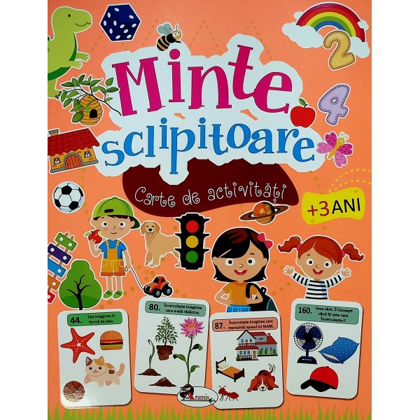Minte sclipitoare. Carte de activitati +3 ani