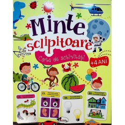 Minte sclipitoare. Carte de activitati +4 ani