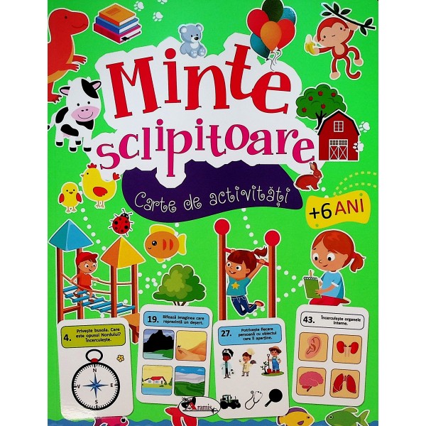 Minte sclipitoare. Carte de activitati +6 ani