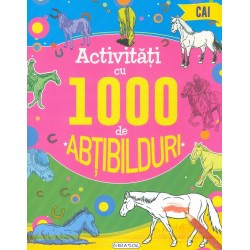 Activitati cu 1000 de abtibilduri - Cai