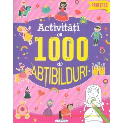 Activitati cu 1000 de abtibilduri - Printese