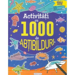 Activitati cu 1000 de abtibilduri - Animale marine