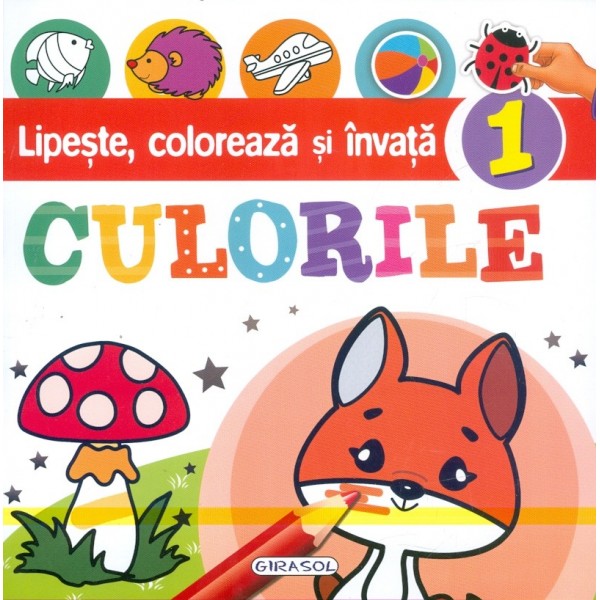 Lipeste, coloreaza si invata - Culorile 1