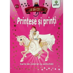 Printese si printi, 4+. Carte de colorat cu activitati