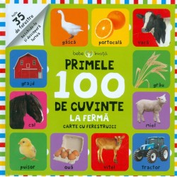 Primele 100 de cuvinte la ferma. Carte cu ferstruici