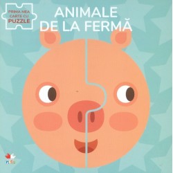 Animale de la ferma. Prima mea carte cu puzzle