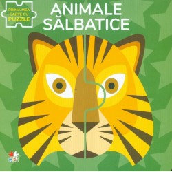 Animale salbatice. Prima mea carte cu puzzle