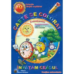 Invatam ceasul. Carte de colorat si activitati practice