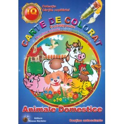 Animale domestice. Carte de colorat si activitati practice