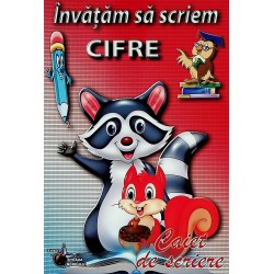 Invatam sa scriem cifrele. Caiet de scriere