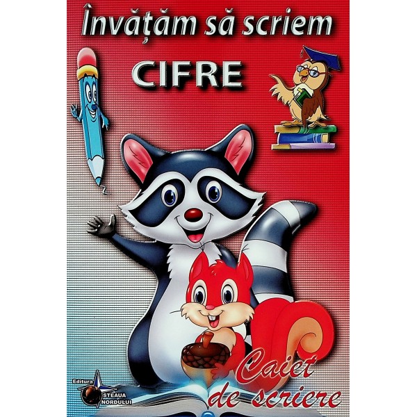 Invatam sa scriem cifrele. Caiet de scriere
