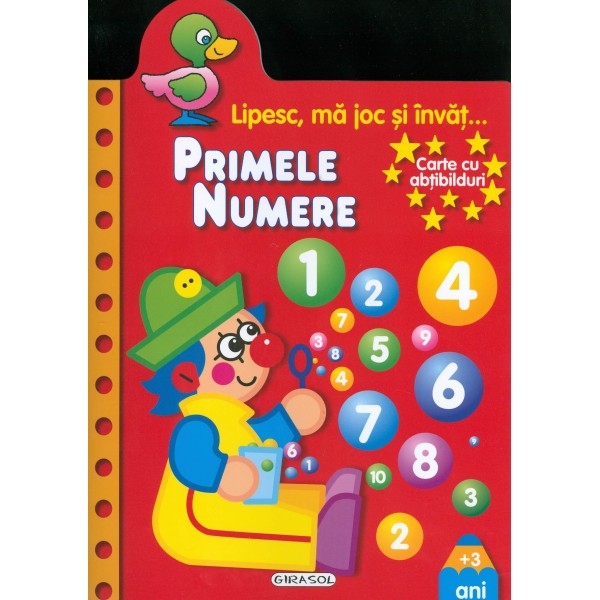 Primele numere: carte cu abtibilduri
