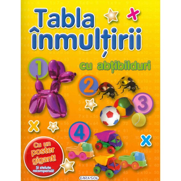 Tabla inmultirii cu abtibilduri