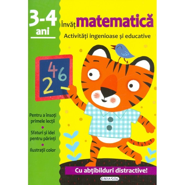 Invat matematica, 3-4 ani. Activitati ingenioase si educative