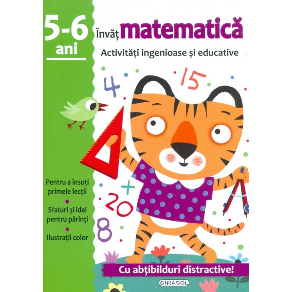 Invat matematica, 5-6 ani. Activitati ingenioase si educative