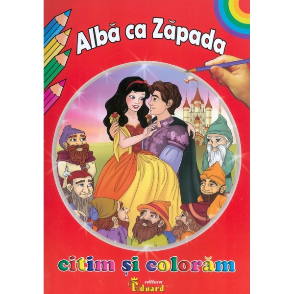 Alba ca Zapada - Citim si coloram