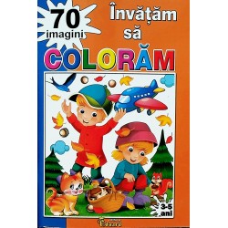 Invatam sa coloram 90 imagini, 3-5 ani