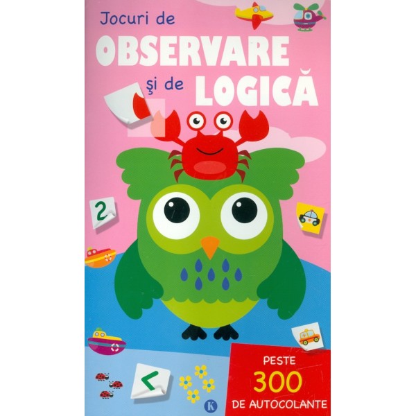 Jocuri de observare si de logica. peste 300 de autocolante