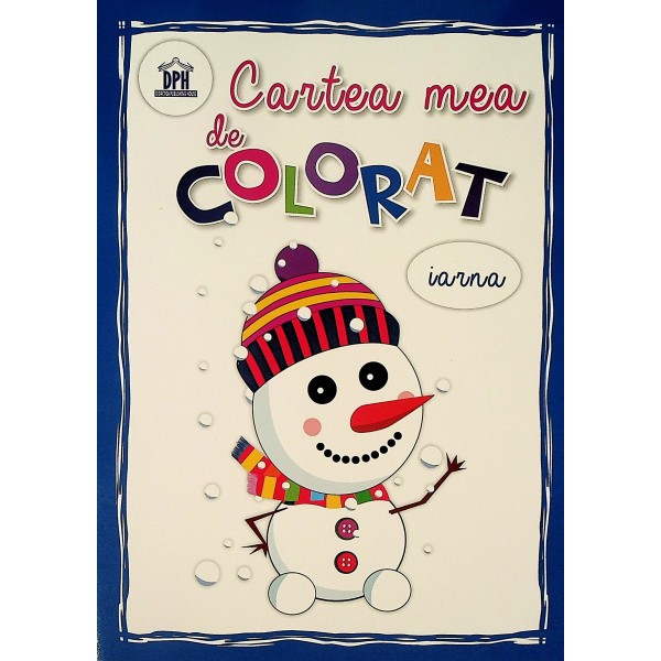 Iarna - Cartea mea de colorat