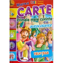 Marea carte - Primele mele cuvinte cu autocolante. Printese