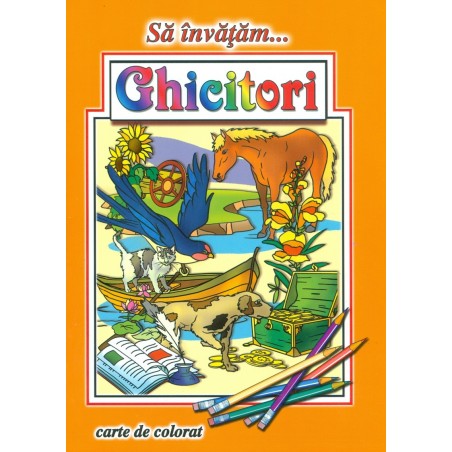 Ghicitori. Carte de colorat