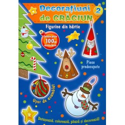 Decoratiuni de Craciun. Figurine din hartie