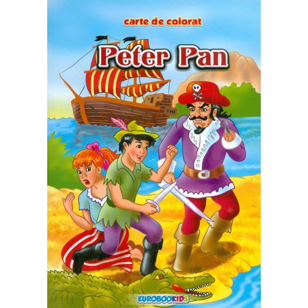 Peter Pan. Carte de colorat
