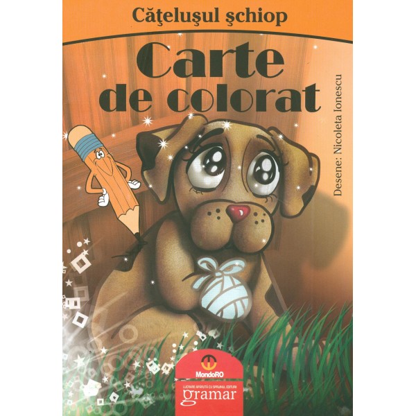 Catelusul schiop: carte de colorat