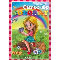Fetite - Carte de colorat