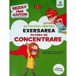 Activitati pentru exersarea puterii de concentrare, 3-5 ani