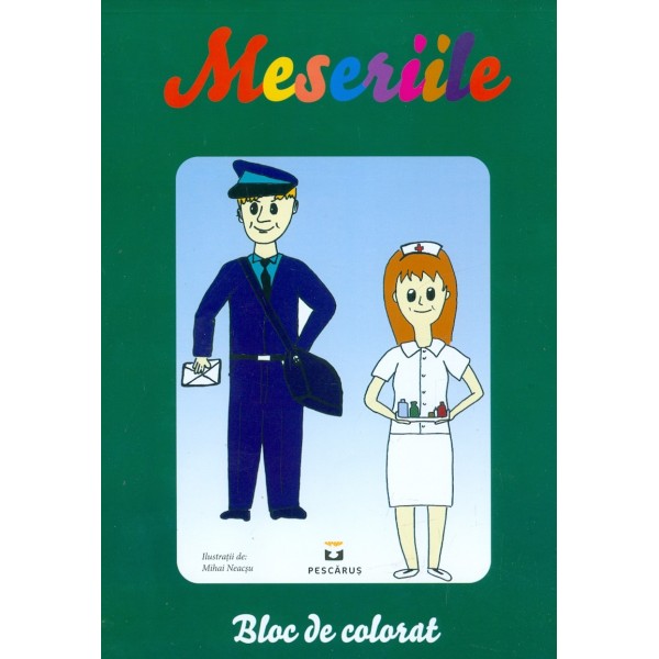 Meseriile - Bloc de colorat