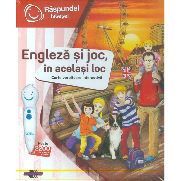 Engleza si joc, in acelasi loc. Carte vorbitoare interactiva