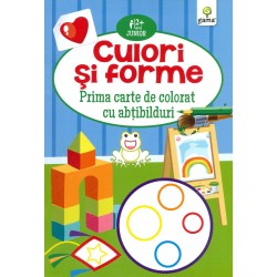 Culori si forme. Prima carte de colorat cu abtibilduri