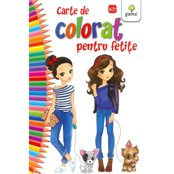 Carte de colorat pentru fetite