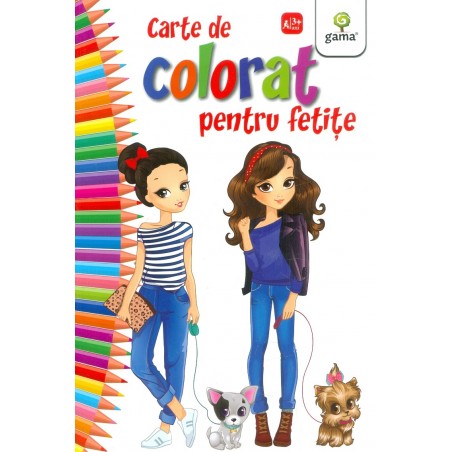 Carte de colorat pentru fetite