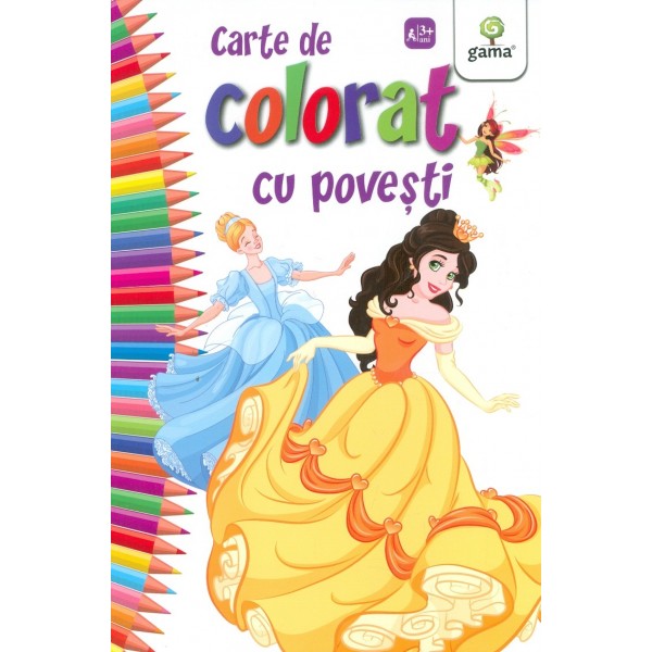 Carte de colorat cu povesti