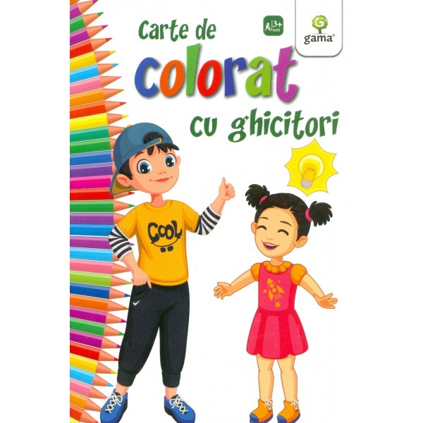 Carte de colorat cu ghicitori