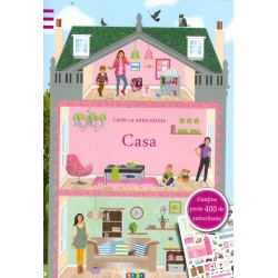 Casa. Carte cu autocolante
