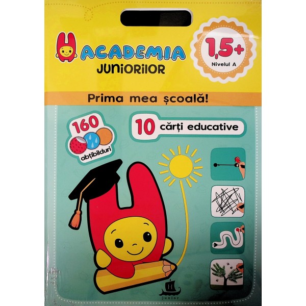 Academia juniorilor - Prima mea scoala! 10 carti educative, 1,5+