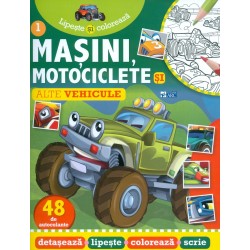 Masini, motociclete si alte vehicule - 48 de autocolante