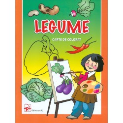Legume. Carte de colorat