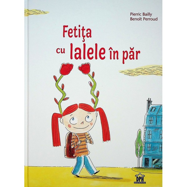 Fetita cu lalele in par