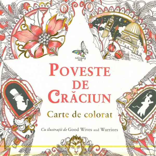 Poveste de Craciun. Carte de colorat