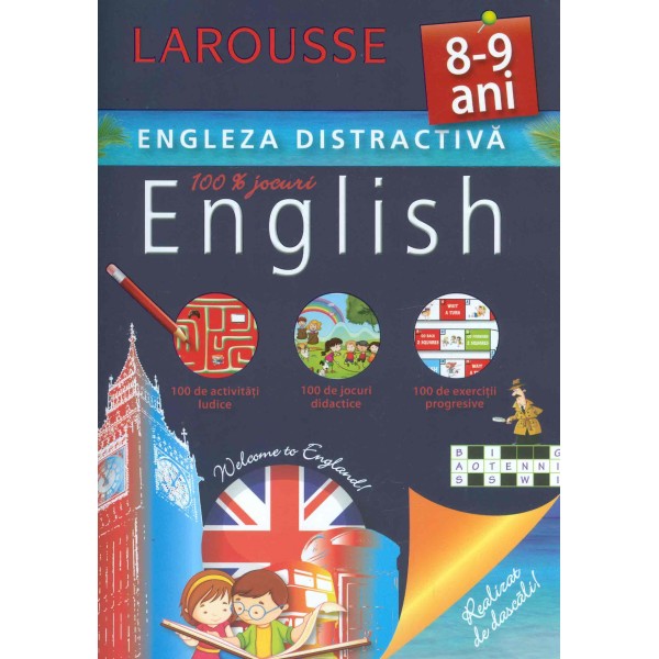 Engleza distractiva, 8-9 ani