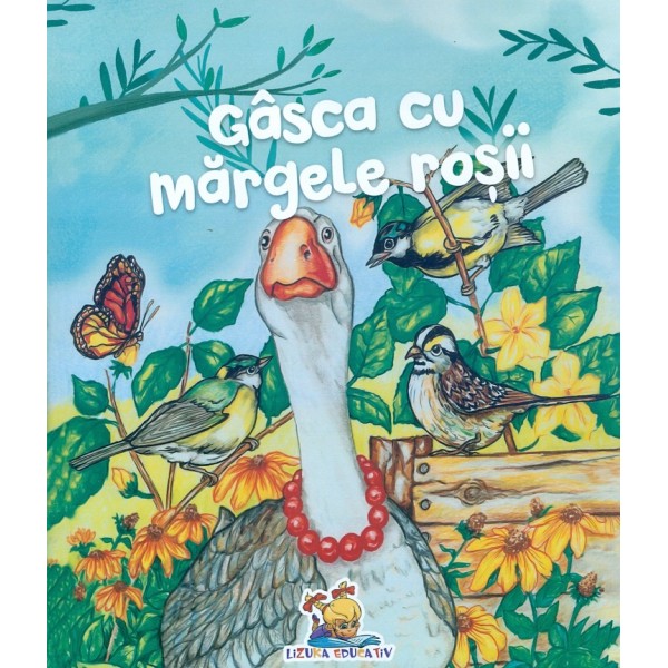 Gasca cu margele rosii