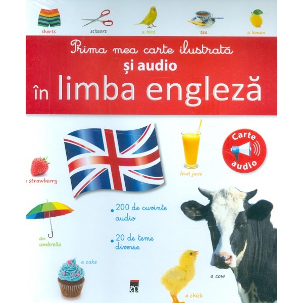 Prima mea carte ilustrata si audio in limba engleza