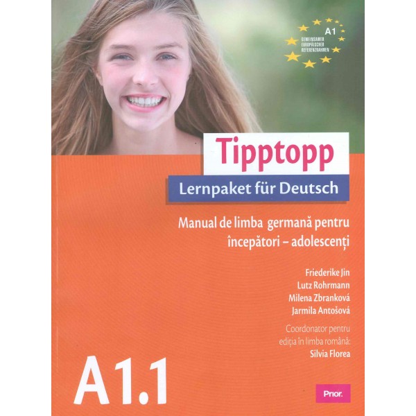 Tipptopp A 1.1 - Lernpaket fur Deutsch. Manual de limba germana pentru incepatori-adolescenti, cu CD