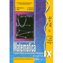 Matematica, clasa a IX-a -...